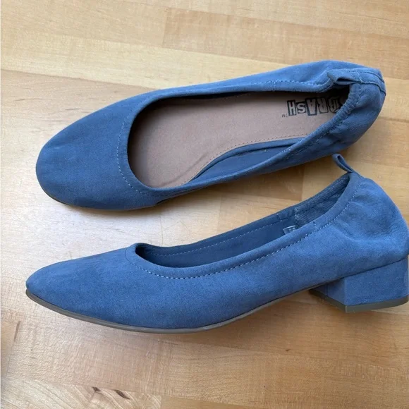 Blue Block Dainty Women's Flats by - Picture 4 of 5